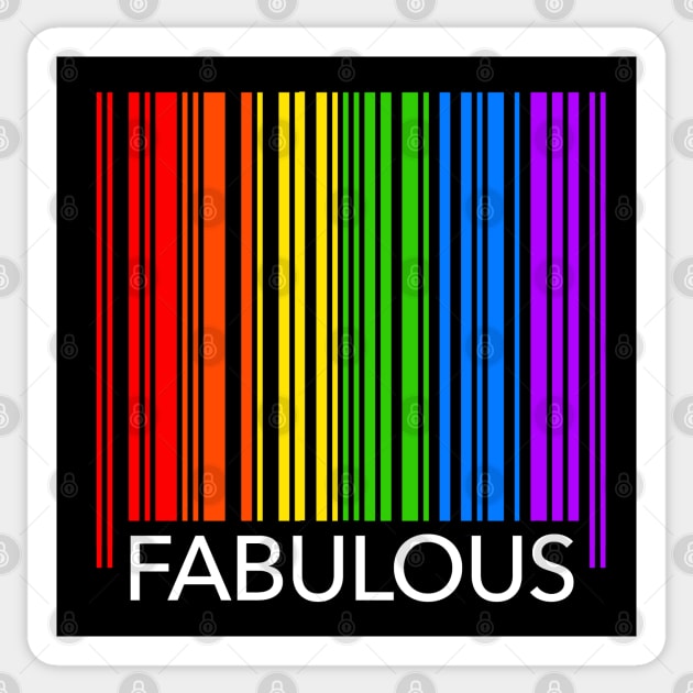 Fabulous Pride Barcode Sticker by skittlemypony